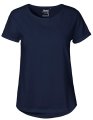 Dames T-shirt Neutral Roll Up O80012 Navy